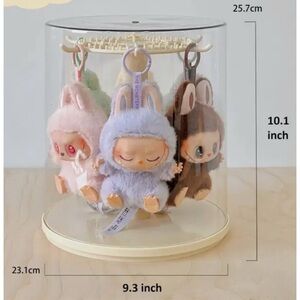 Cream Kawaii Plush Keychain Collection